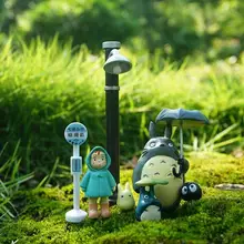 7 шт. товары для сада Феи миниатюрная Тоторо девушка и стрейлайт студия Ghibli фигурка украшения для террариума DIY Мини Сад