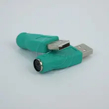 Горячее предложение 1 шт. USB штекер для PS2 Женский адаптер конвертер для компьютера ПК клавиатура мышь Горячее предложение торговля