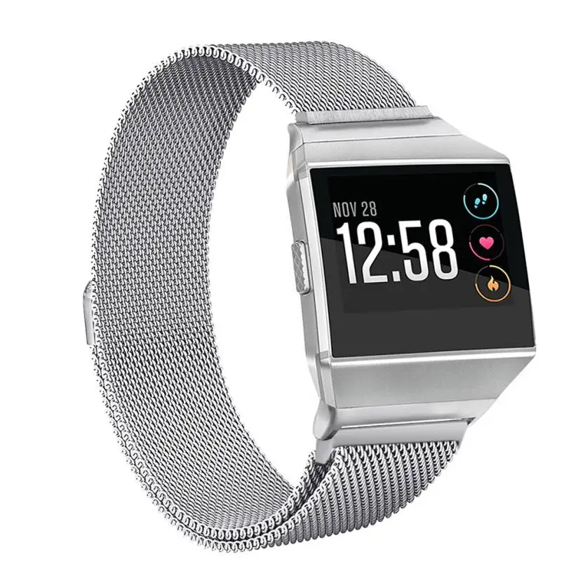 Миланского Нержавеющая сталь часы ремешок Браслет для fitbit ионной oc06 Перевозка груза падения