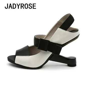 

Black Mixed White Women Gladiator Sandals Open Toe Ladies Summer Shoes Woman 8cm Metal Strange High Heels Sandalias Formal Pumps