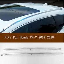Высокое качество абсолютно алюминиевый сплав багажник на крышу автомобиля багаж бар черный/серебристый Подходит для Honda CR-V CRV