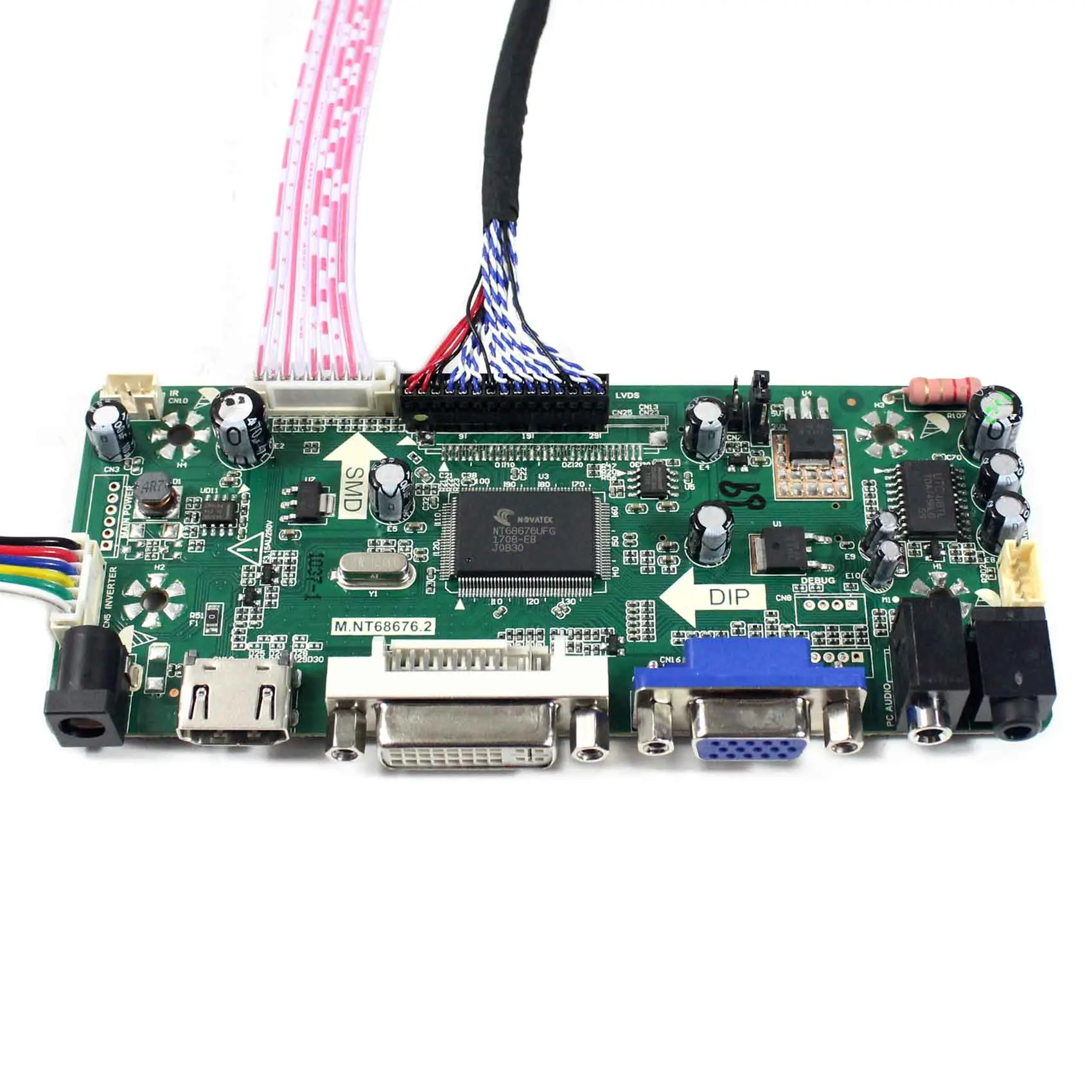  HDMI Controller Board For 23inch LTM230HT09 LTM230HT10 LTM230HT11 LTM230HT12 HDMI DVI VGA AUDIO LCD