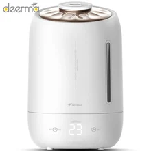 Deerma Электрический увлажнитель воздуха для спальни с ароматерапией 5L большой сенсорный термочувствительный домашний бесшумный мини-увлажнитель для офиса
