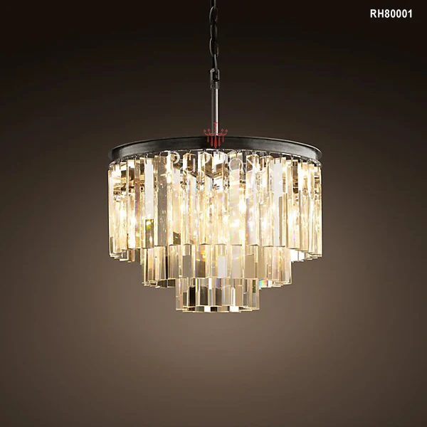 RH Chandelier Modern Crystal Lamp in Chandeliers from Lights