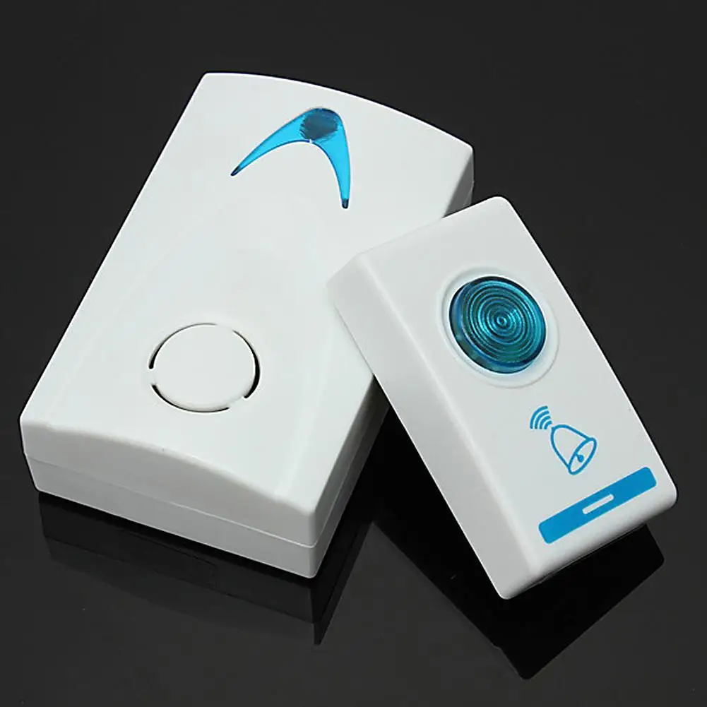 LED Wireless Chime Door Bell Doorbell & Wireless Remote control 32 Tune Songs Operate 100M Range