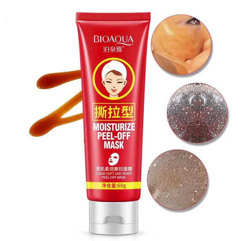 BIOAQUA Peel Off Facial Mask Pore Clean Blackhead Remove Nose Face Skin