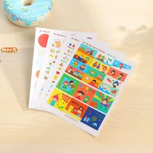 

Japanese Style Fun Villain Transparent Cute Lifelog DIY Cartoon Painting Album Mobile Phone Stickers