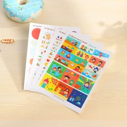 Japanese Style Fun Villain Transparent Cute Lifelog DIY Cartoon Painting Album Mobile Phone Stickers
