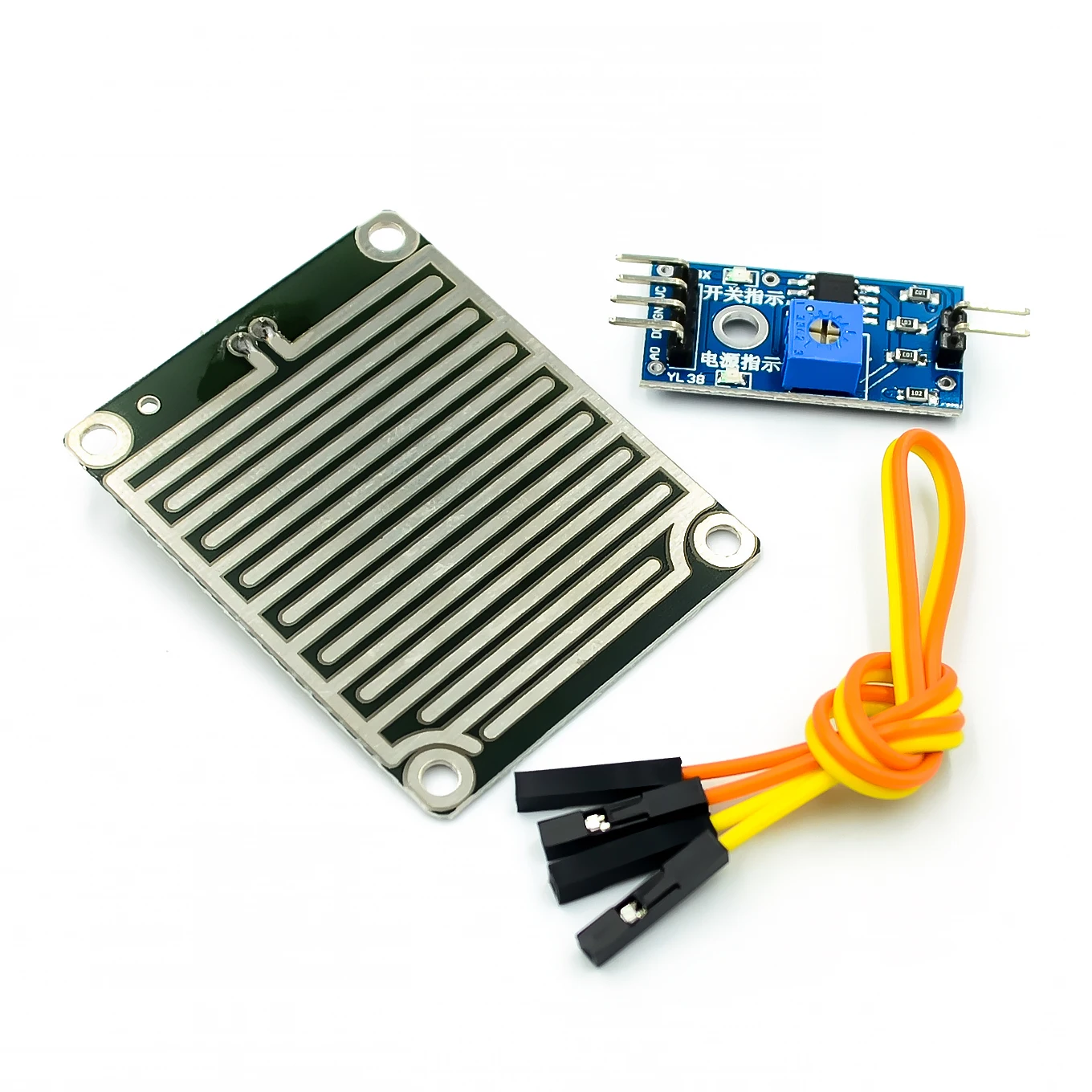 3 5V дождевой датчик обнаружения дождя погода влажность модуль для arduino|snow/raindrops