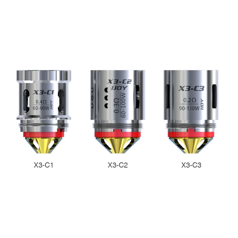 3 шт./лот Оригинал IJOY сменная катушка 0.15ohm KM1/0.13ohm DM M3/0.15ohm M2 подходит Ijoy Катана Subohm