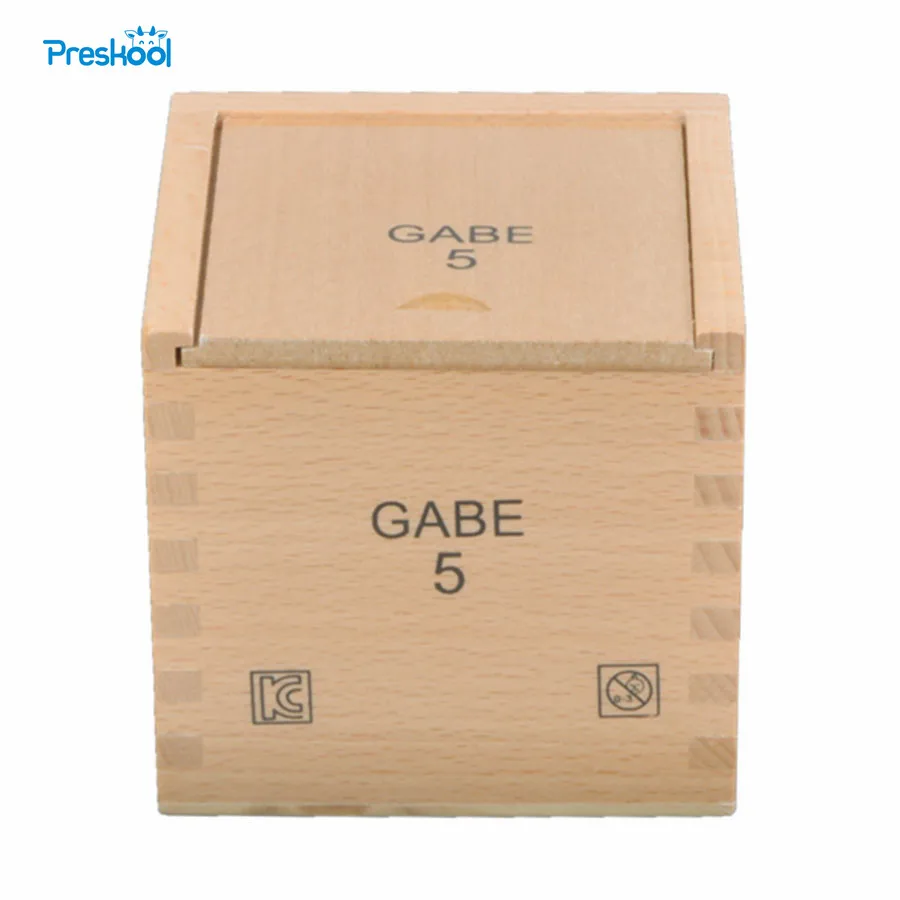 

Baby Kids Toys Froebel Wood Gabe Cube Teaching Tool Creative Learning Educational Preschool Training Brinquedo Juguets