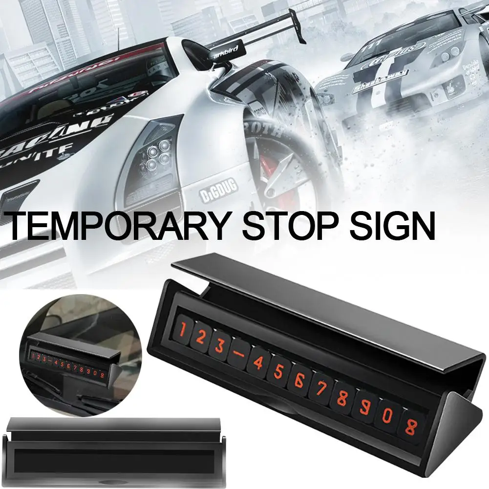 

Car Parking Card Car Anti-Harassment Temporary Parking Card Hidden Parking Sign Mobile Phone Number Card