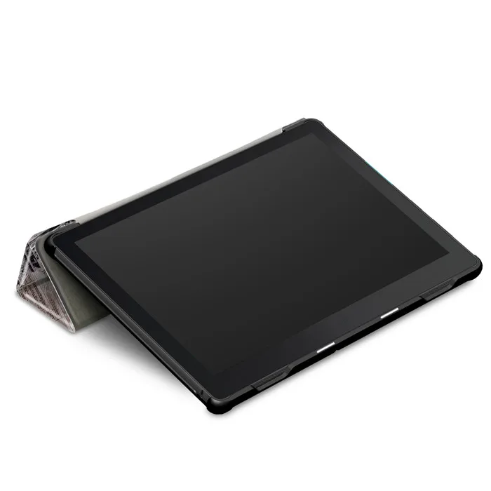 9 H закаленное Стекло Экран Protector+ искусственная Стенд чехол для lenovo Tab E10 TB-X104F TB X104F 10," Tablet