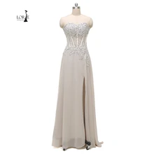 Prom Kleider Echt Bild Liebsten Plus größe Mutter Abendkleider Chiffon Spitze Chiffon Besondere Anlässe vestido de festa