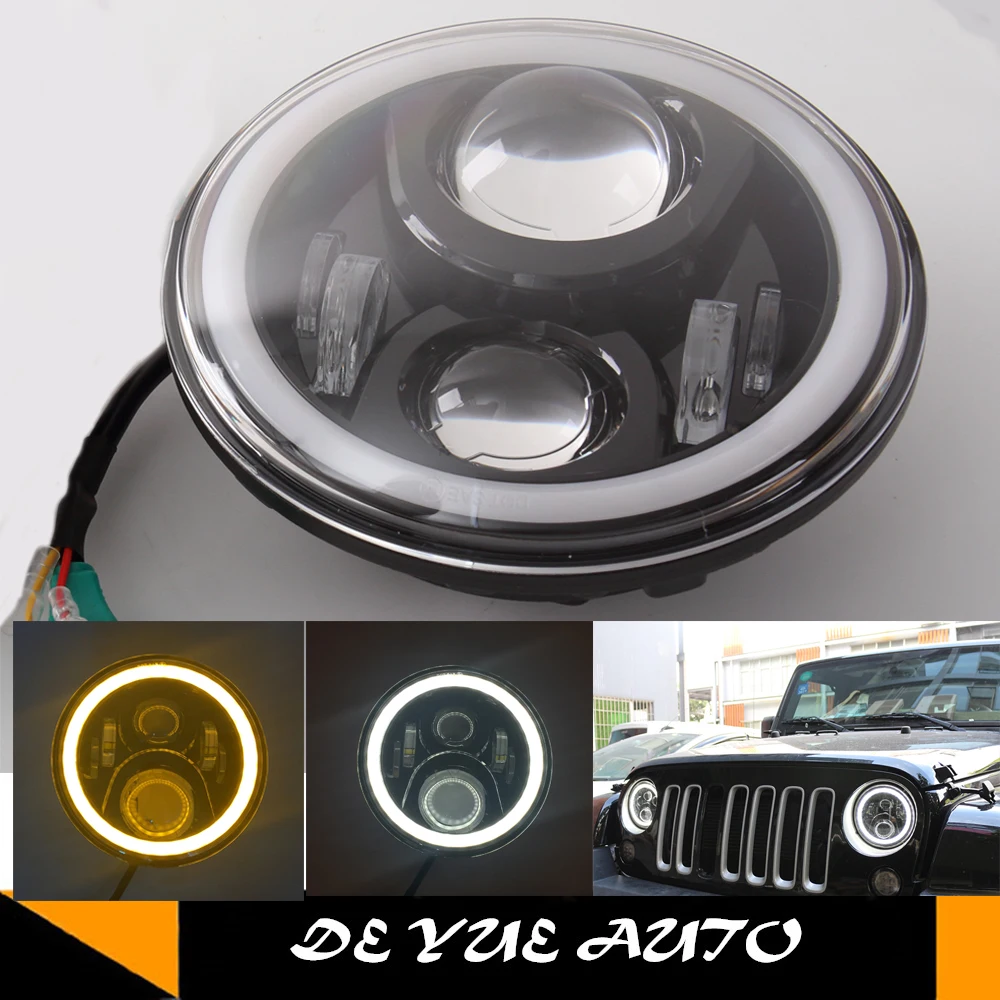 

for Chevy truck 1947 - 1957 and 1962 -1972 97W headlight with day time running lamp turn lights for jeep wrangler jimmy hummer