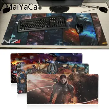 

MaiYaCa Beautiful Anime Mass Effect Game Laptop Gaming Mice Mousepad Non-Slip Large Gaming Locking Edge Mouse Pad For LOL