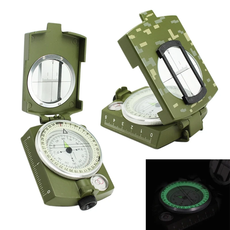 Professional Compass Military Army Luminous Compass Multifunction