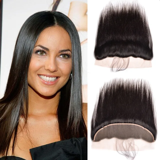 

13*4 Lace Frontal Straight Sugar Virgin Hair Lace Frontal Free/Middle part,Ear to Ear Straight Lace Frontal 100% Human Hair