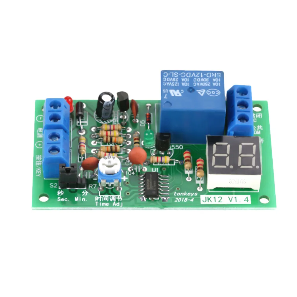 

DC12V LED Display Countdown Timing Timer Delay Turn OFF Relay Switch Module Timer Relay Countdown Off Module