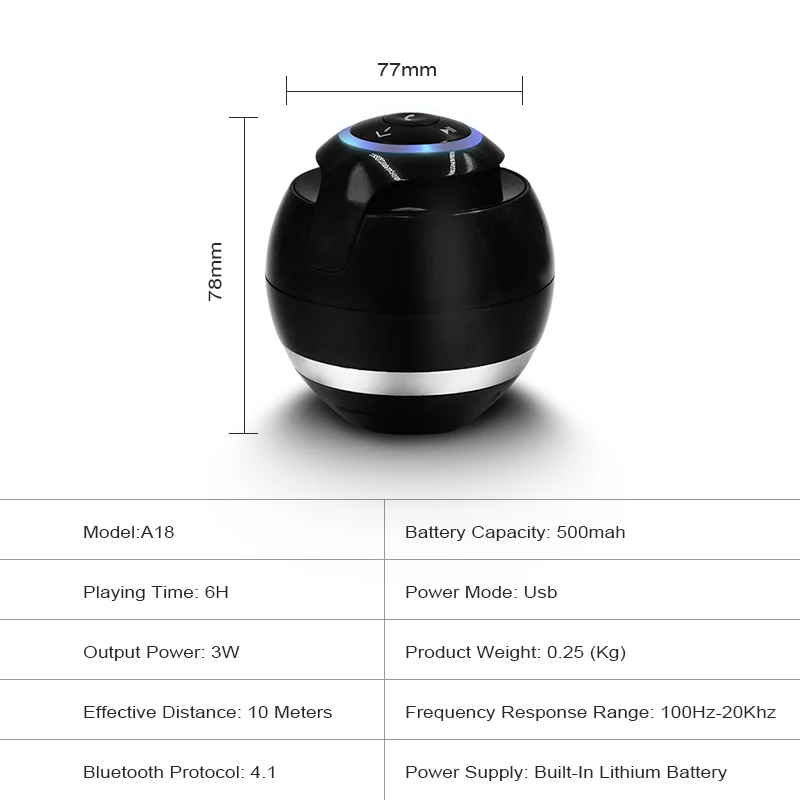 M & J A18 Bluetooth Динамик мини Портативный Беспроводной Саундбар бас Бумбокс звуковая