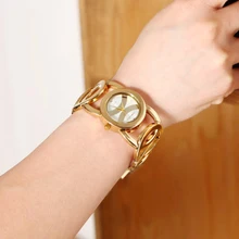 2016 Top Marca de Lujo AMUDA Hueco de Oro Relojes de Las Mujeres Reloj de Pulsera Reloj de Cuarzo Relogio Feminino orologio donna