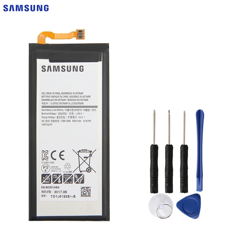 

SAMSUNG Original Battery EB-BG891ABA For Samsung Samsung Galaxy S7 Active S7Active 4000mAh Authentic Phone Replacement Battery