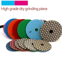 5pcs High Quality Dry Grinding Disc Polishing Buffing Pads + 1pcs stick for Granite Marble Stone Concrete Floor Air Sander Tools 5pcs High Quality Dry Grinding Disc Polishing Buffing Pads + 1pcs stick for Granite Marble Stone Concrete Floor Air Sander Tools