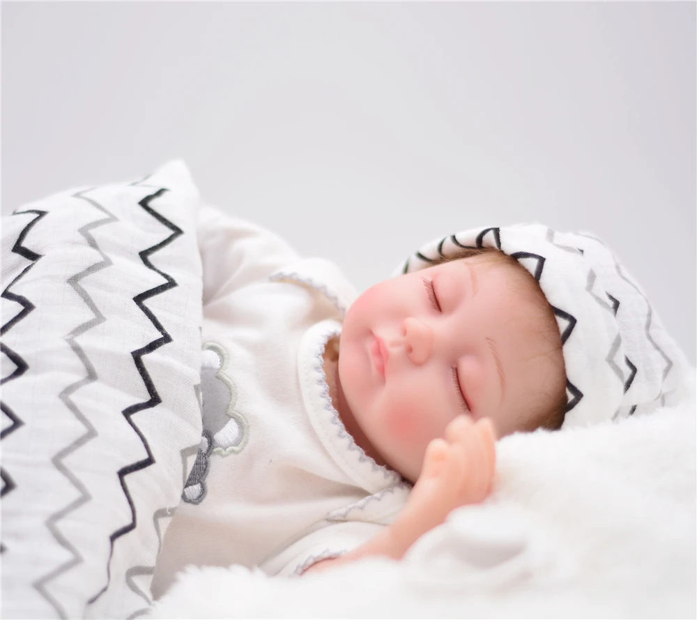 40 см кукла Bebe Reborn удобная Силиконовая игрушка для мальчиков и девочек Кукла Baby