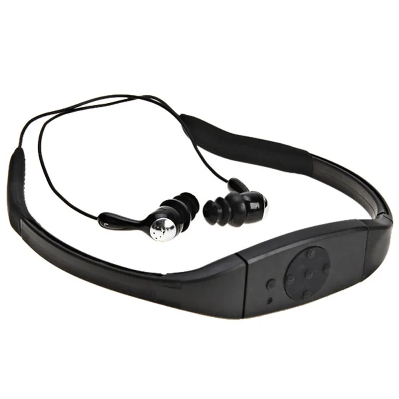 

8GB Waterproof MP3 IPX8 Music Player Underwater Sports Neckband Swimming Diving with FM Radio Earphone Stereo Audio Headphone