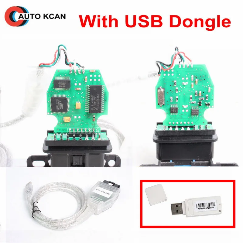 VAG CAN PRO V5.5.1 с чипом FTDI FT245RL VCP OBD2 Диагностический интерфейс USB кабель поддержкой Can