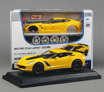 

Maisto 1:24 2015 Corvette Z06 Assembly DIY Racing Car Diecast MODEL KITS NEW IN BOX