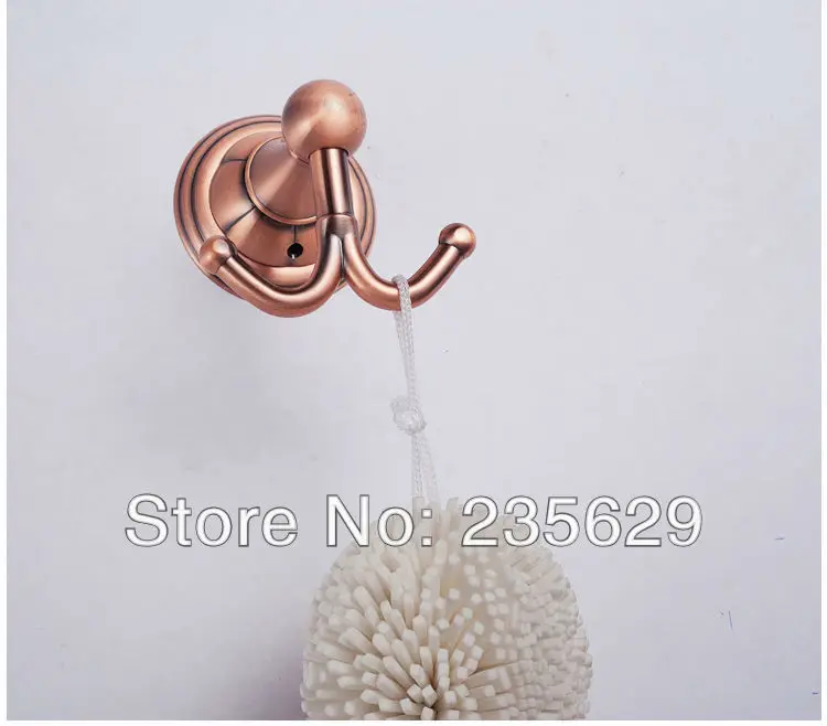 Бесплатная доставка крючок для одежды из цинкового сплава двойные крючки ванной