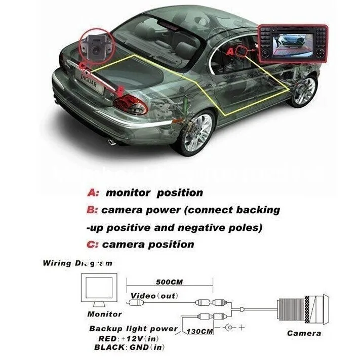 CCD HD задний вид автомобиля резервная камера для 02-11 Audi A4(B6/B7/B8)/A6L парковочная камера