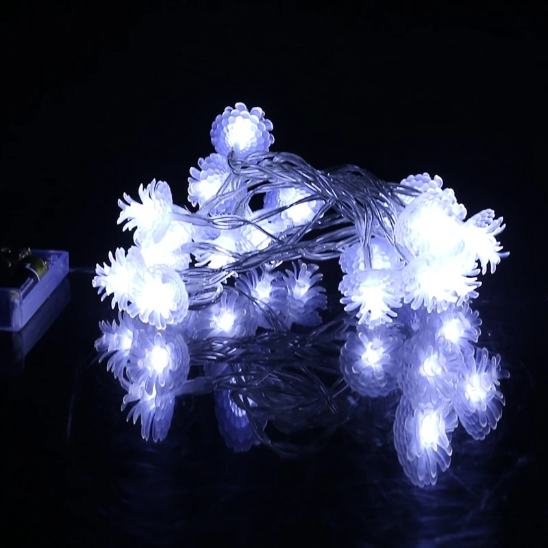 AA батарея сосновые шишки струнный светильник s 3 м 4 м 5 м 10 м 20 м сказочная гирлянда декоративный светильник для вечерние, свадебные, праздничные, рождественские, светодиодный светильник s