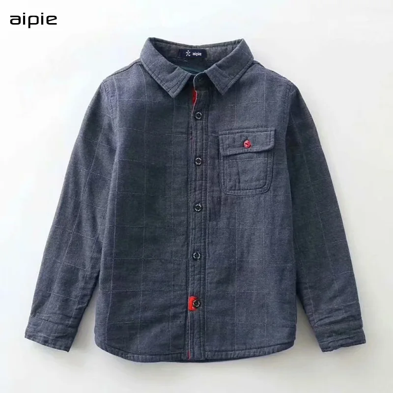 

Children Boy's shirts Fashion design European and American style Cotton 100% Full-sleeved Kids shirts clothing