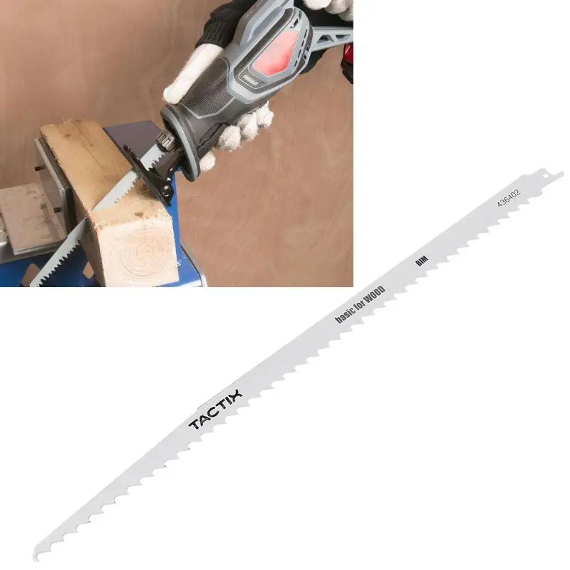 

Bi-Metal 400mm Reciprocating Power Saw Blade Effective For Cutting Wood Woodworking Tool Accessories