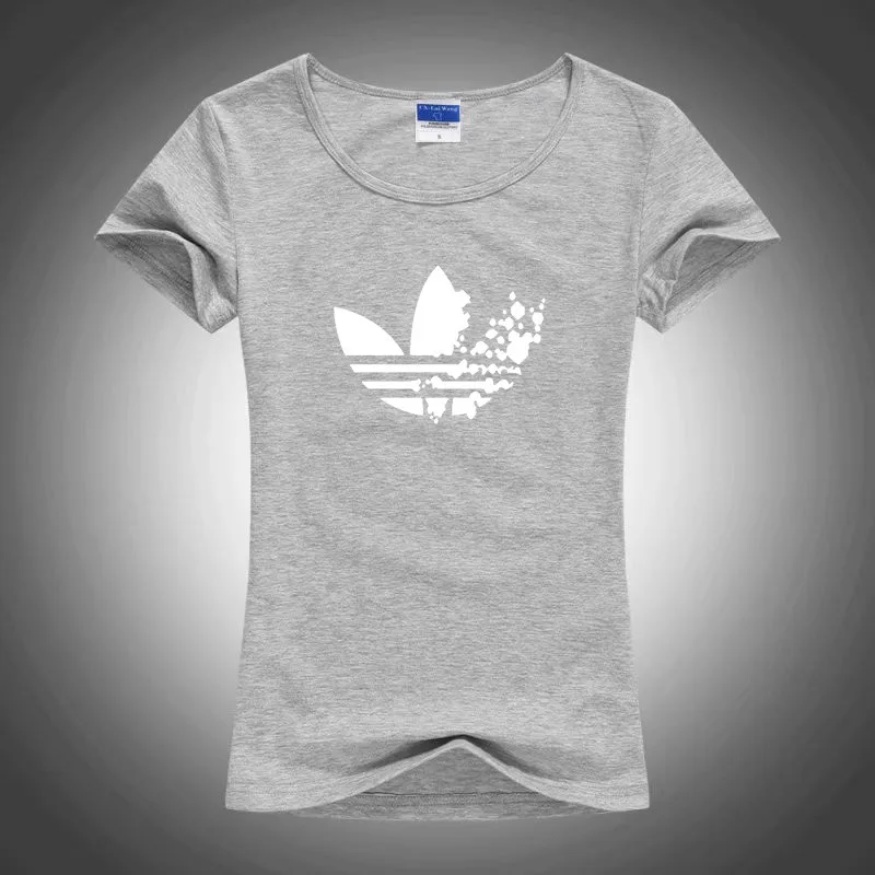 

New Cotton Harajuku Tshirts O-neck Sexy Short Sleeves Women's Fashion Brand Print Casual Short-sleeved Couple T-shirt