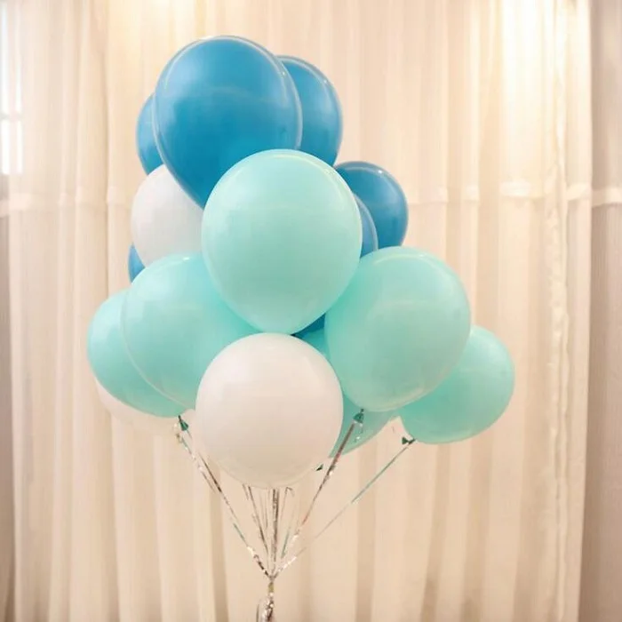 

balloons 10inch=25cm dark light blue for Gift Craft Birthday Wedding Party baby shower favor Decoration DIY Wh