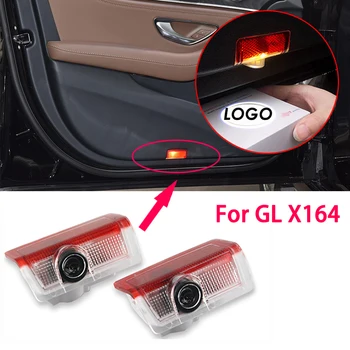 

2X Led car door light For Mercedes Benz x164 GL550 350 400 2013-2015 AMG Logo Laser Projector Light Accessories
