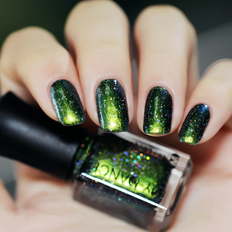 

2018 6ml High Quality Holographic Nail Polish Mirror Effect Chameleon Varnish Nail Gel Polish Glitter Lacquer