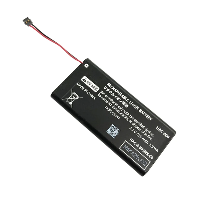 2pcs HAC 006 525mAh Battery HAC BPJPA C0 For HAC 015 016 HAC A JCL C0