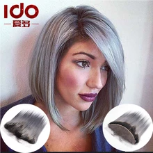7A Brazilian Lace Frontal Closure Straight Hair 1b/grey Lace Frontal Closure 13×4” 130% full hair density