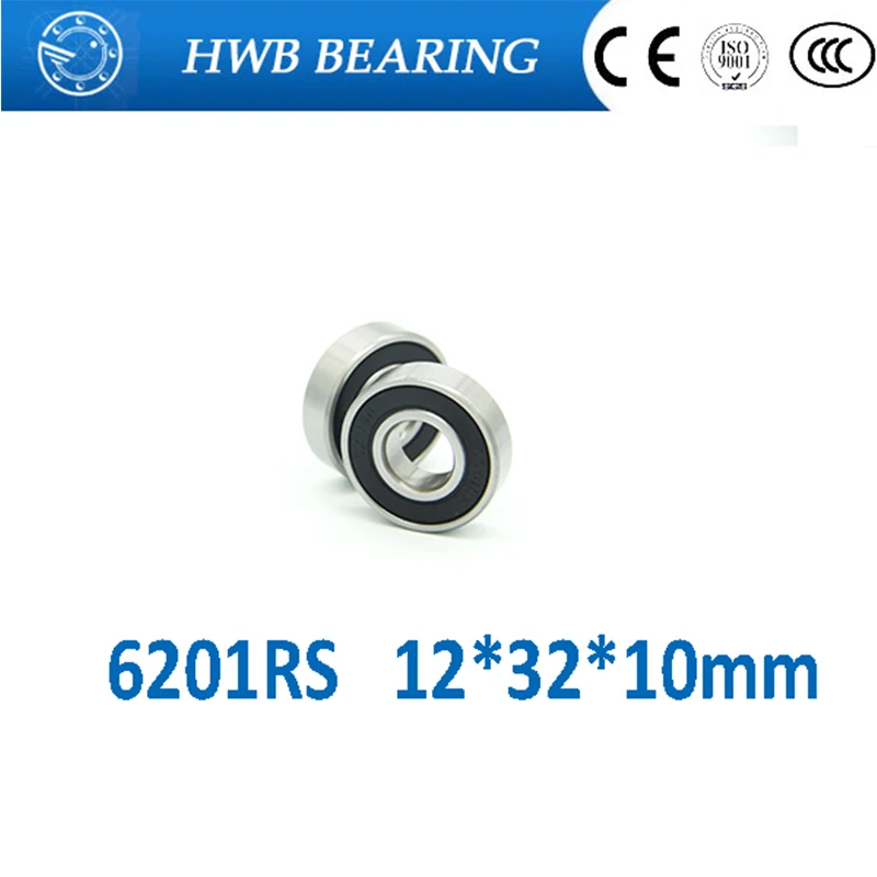 6201-2RS C3 SKF Brand rubber seals bearing 6201-rs ball bearings 6201 rs