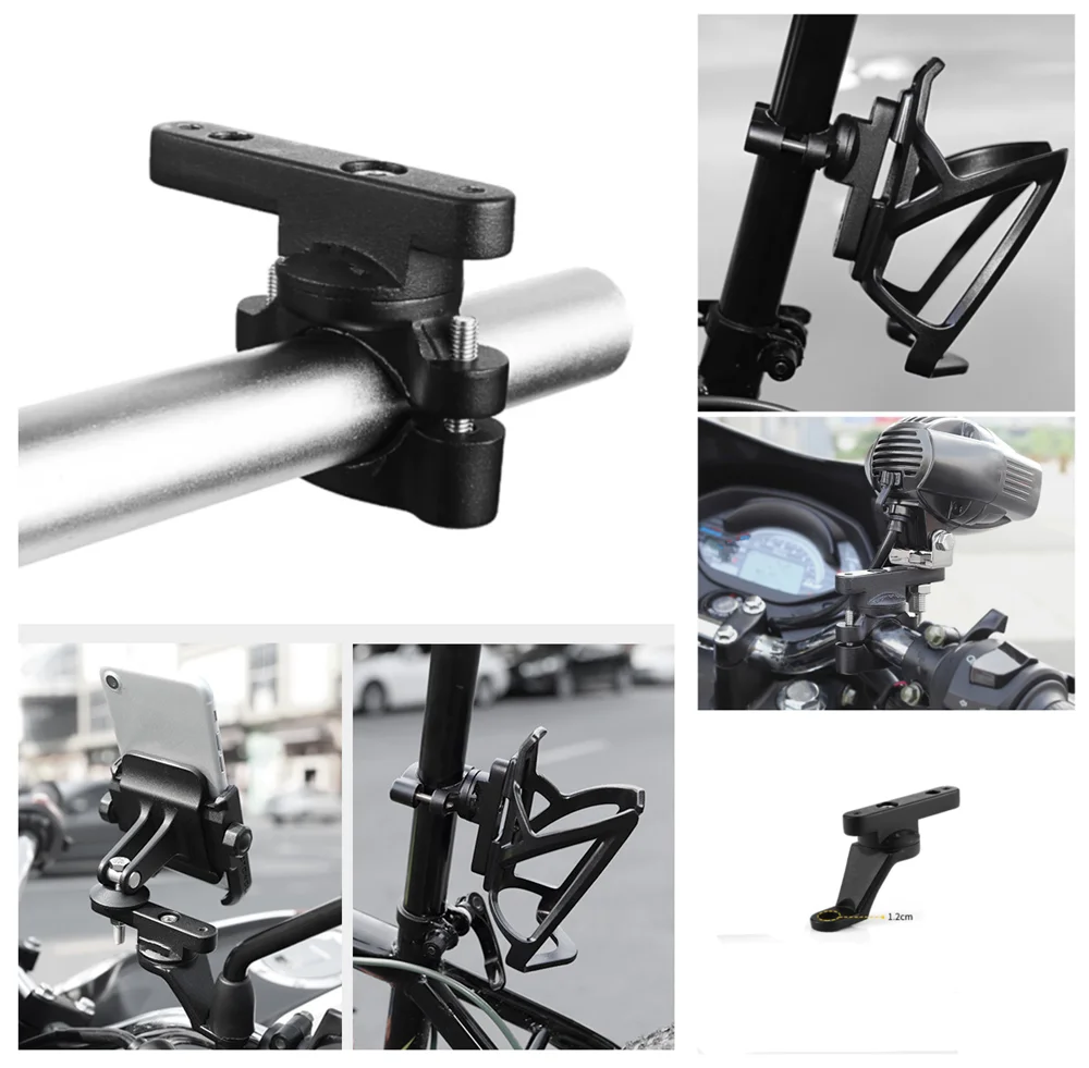 Motorcycle bicycle accessories multi-function extension rod bracket for