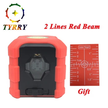 

Portable mini Cross Laser Levels Meter 2 line Horizontal and Vertical Red/Green Beam Laser Line nivel laser level ferramentas