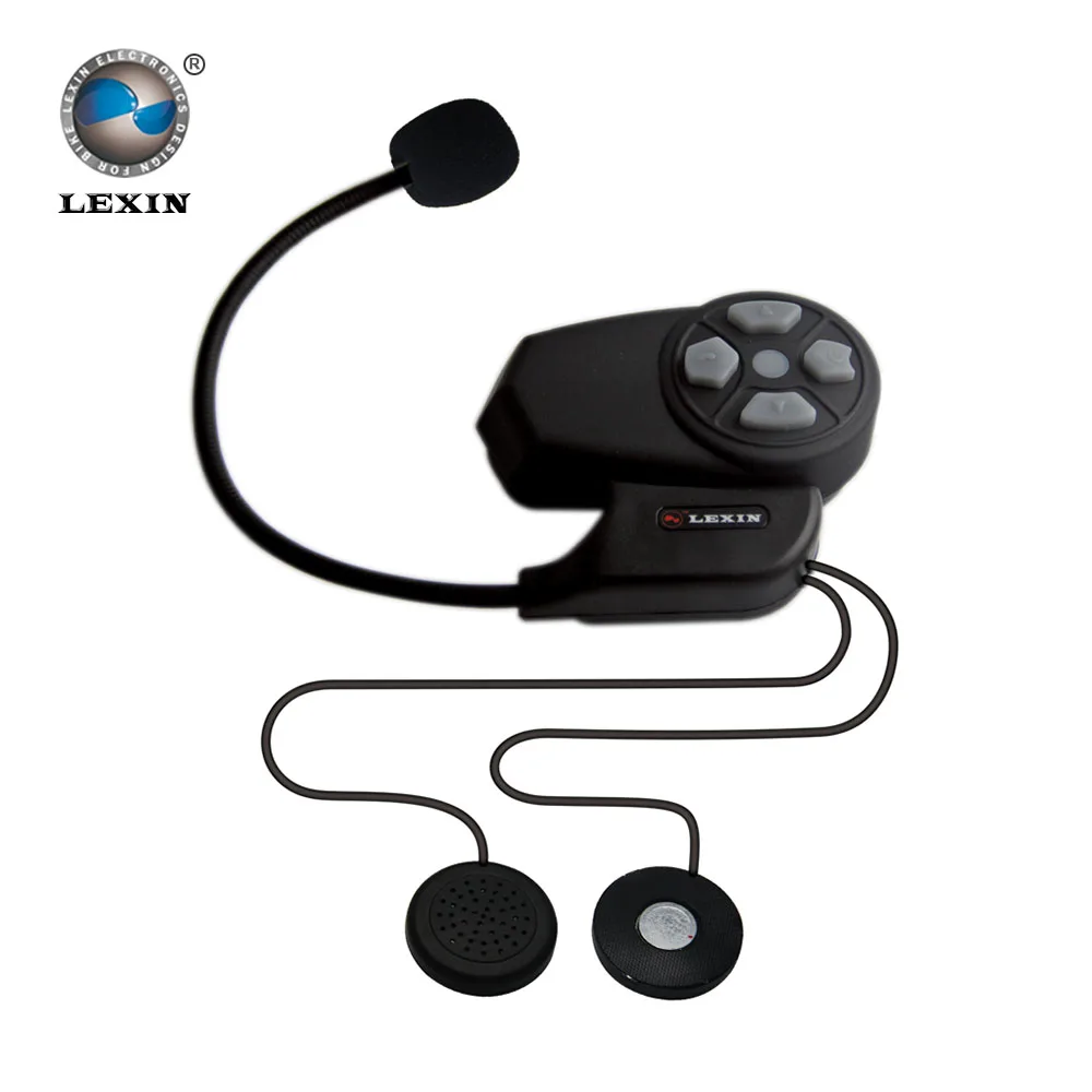 

Newest Lexin 1PCS BT Bluetooth helmet Intercom Motorcycle wireless interphone headset intercomunicadores de motos Freeshipping