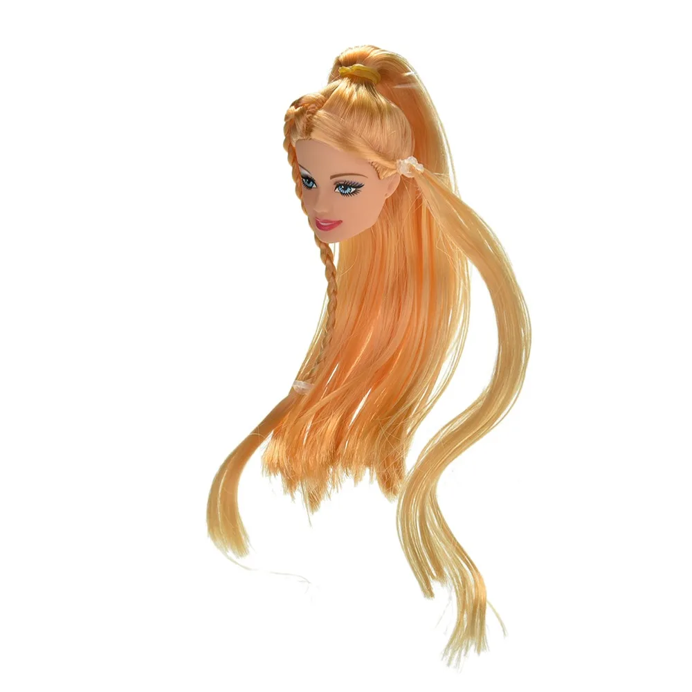 

1PC Female DIY Original Doll Heads Mix-Style Doll Head In Stock For s Girl Birthday Gift Hot Sale