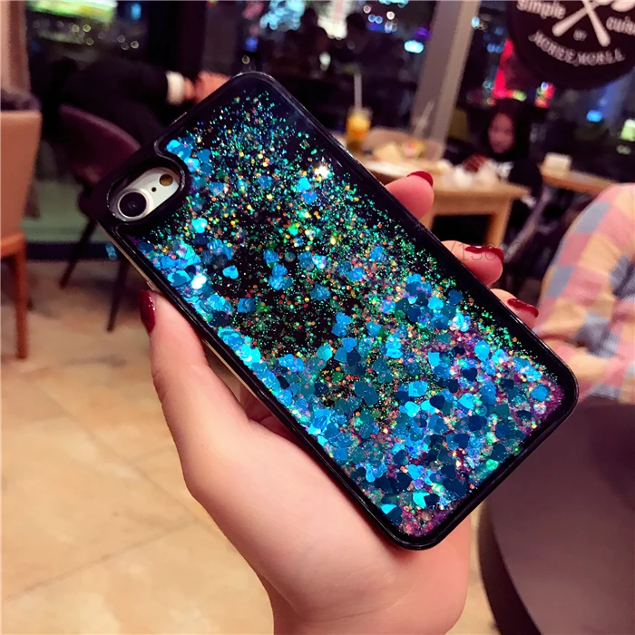 blue glitter iphone 7 case blue glitter iphone 7 case