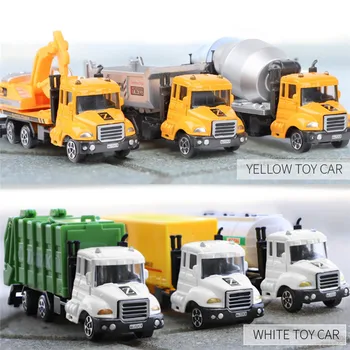 Kids Toys Engineering Car Alloy Model Sliding Children's Toy Simulator Car Model Boy Toy Car New