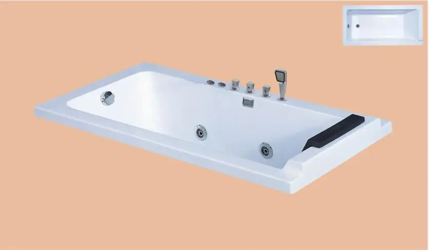 1500mm Fiberglass Drop in Whirlpool embedded Bathtub Acrylic Hydromassage Mixer Tub NS6032 1500mm Fiberglass Drop in Whirlpool embedded Bathtub Acrylic Hydromassage Mixer Tub NS6032